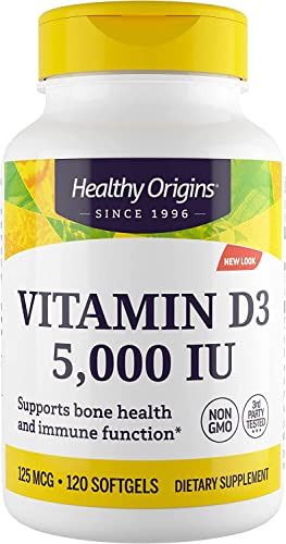 Orígenes Saludables Vitamina D3 (lanolina) 5.000 Ui - 3kseq