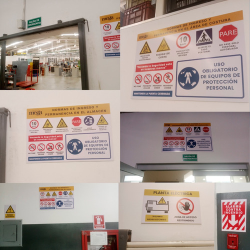 Señales Avisos De Seguridad Señalética