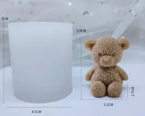 Comprar Molde De Silicona Oso Sentado Para Velas,  Resina Y Jabones