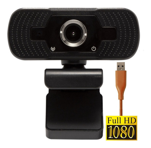Imagen 6 de 9 de Cámara Webcam Full Hd, 2 Mics, Sólo Usb Zoon Con Tripode,