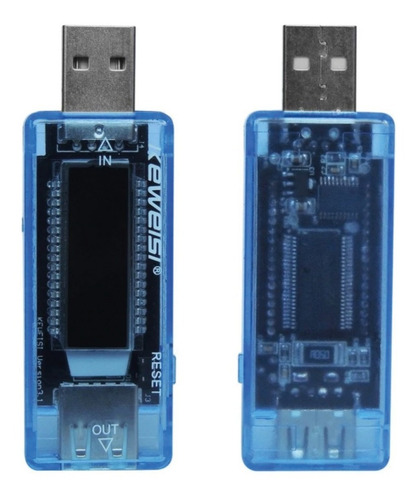 Imagen 2 de 5 de Usb Tester Medidor Voltaje Y Corriente Probador Arduino