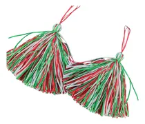 Comprar Pompones De Rafia Combinados - Mechudos Para Porristas