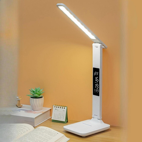 Lámpara De Escritorio Led Con Temperatura De Fecha De