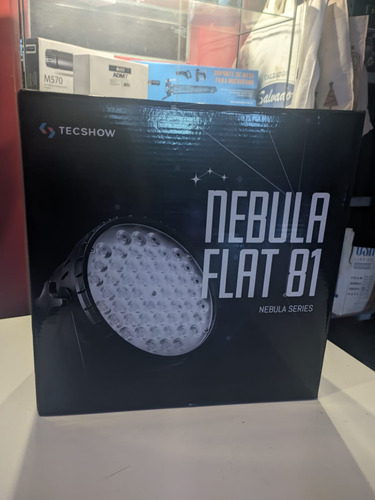 Par Led Tecshow Nebula Flat 81 Dmx 54 Leds 3 En 1 Rgb 1.5w