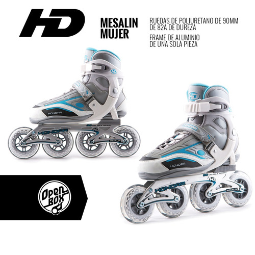 Patin En Linea Hondar Mesalin Urbano Fitness Ruta Talla 40