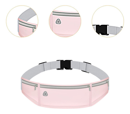 Riñonera Para Correr, Bolsa Para Teléfono Para Rosa