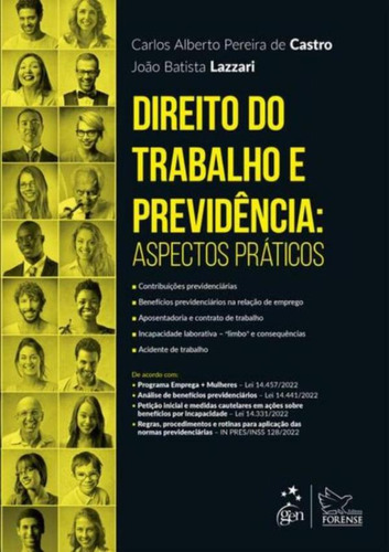 Direito Do Trabalho E Previdencia - Aspectos Praticos: Direito Do Trabalho E Previdencia - Aspectos Praticos, De Lazzari, João Batista. Editora Forense, Capa Mole, Edição 1 Em Português, 2023