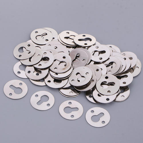 100x Perchas De Metal En Tono Plateado Soporte Para Colgar
