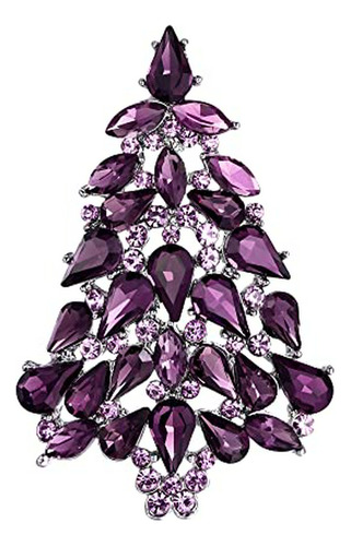 Broche Navideño Con Cristales Austriacos