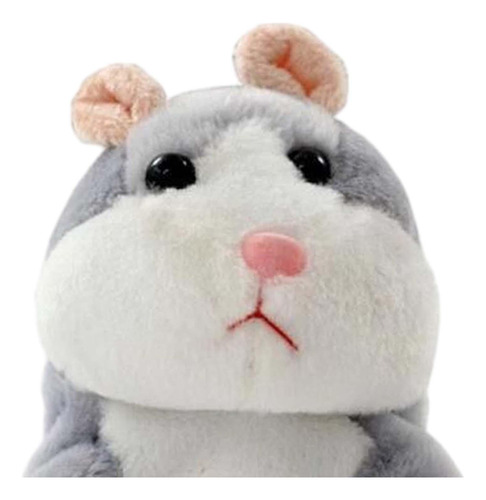 Falando Hamster Brinquedo Eletrônico Hamster Mouse Cinza