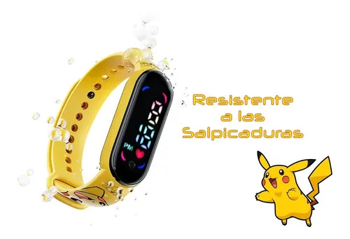 Reloj Digital Para Niños Pokemon Pikachu Pantalla Touch