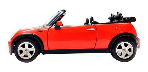 Auto Mini Cooper Cabrio Abre Puertas A Escala 1/24 Romemut
