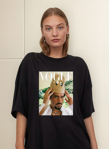 Remera Unisex Bad Bunny Portada Vogue Dtmf Tour Personaliza