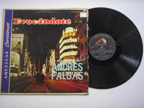 Lp Vinilo Andres Falgas Evocandote Y Otros Exitos