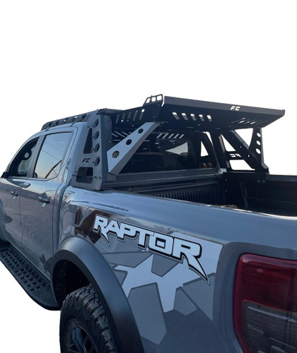 Barra Antivuelco Más Bandeja Porta Objetos 4x4 Rack Hilux