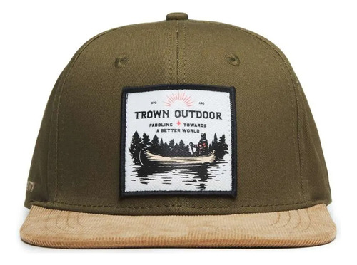 Gorra Trown Canoa Visera Corderoy Flat Outdoor Palermo