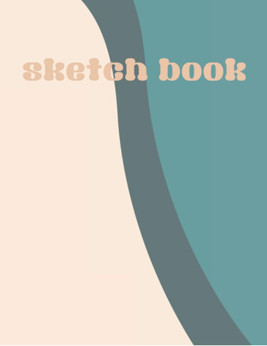 Libro: Sketch Book: Brown 70s Theme Drawing Pad, Journal & N