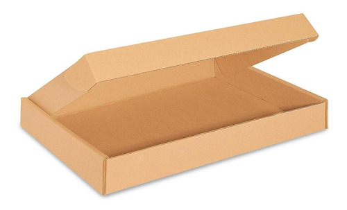 Cajas Kraft Con Pestañas Para Envíos - 38x28x5cm - 50/paq