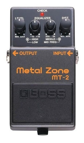 Imagen 3 de 7 de Pedal De Efecto Para Guitarra Boss Mt-2 Metal Zone