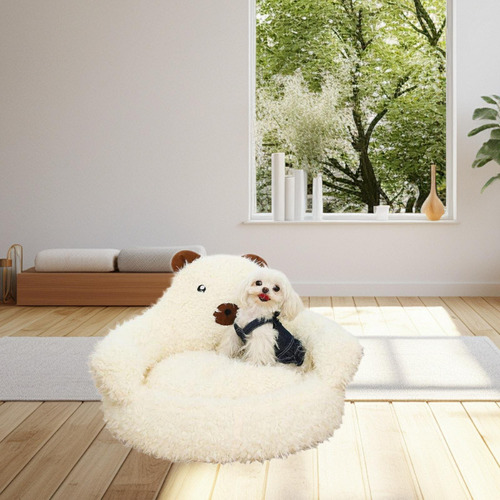 Sofá Para Gatos, Cama Para Mascotas Con Forma De Alpaca, S