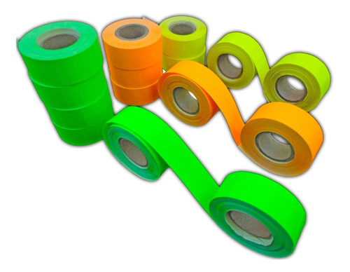 Imagen 2 de 10 de 10 Rollo Para Etiquetadora Motex Colores Flúo X7000