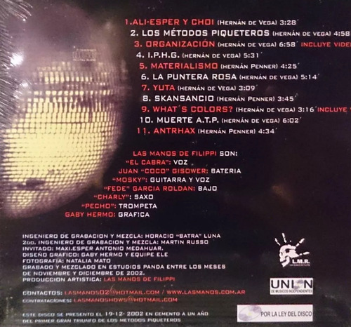 Las Manos De Filippi - Las Manos Santas Van A Misa (cd) Edición Limitada