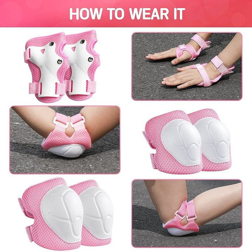 Kit De Acessórios De Proteção Para Patins Infantis