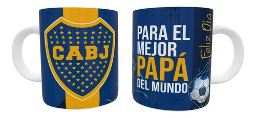 Taza Dia Del Padre Papa Boca River Futbol Argentino Varios