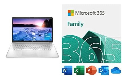Laptop Gamer Hp 17'' I5 8 Gb 256 Gb Microsoft 365 -plateado