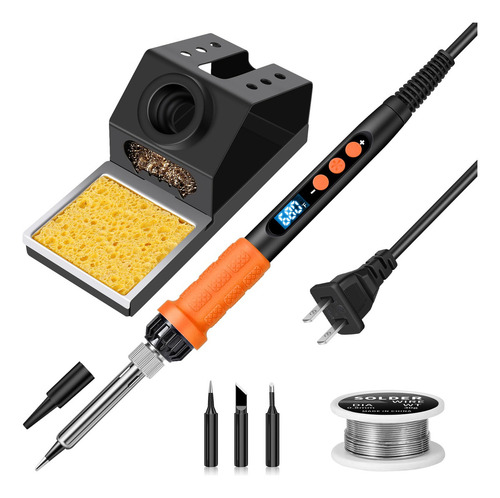 Kit De Soldador, Soldador De Alta Potencia De 100 W, Calenta