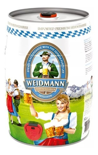 Cerveza Weidmann Barril 5lts Alemania