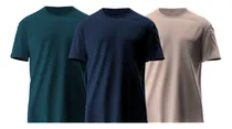 Comprar Conjunto Camisas Basic Varios Colores 3 U Algodón Comodas