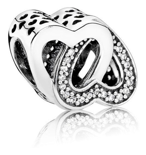 Dije O Charm Pandora Entwined Hearts Original