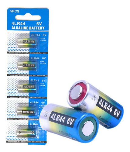 Cotchear Paquete De 5 Baterias Alcalinas 4lr44 / 476a / Px28