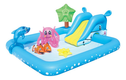 Imagen 1 de 2 de Pileta Inflable Juego Acuario Niños Chicos Bestway Cuotas