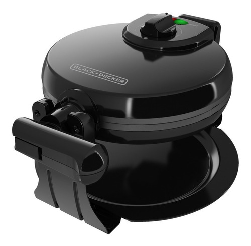 Imagen 3 de 5 de Waflera Estilo Belga Giratoria Black&decker Wm1000b