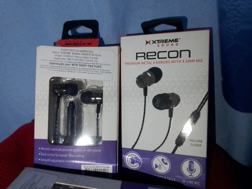 Audífonos Manos Libres Xtreme Sound Recon Negro Y Rojo 