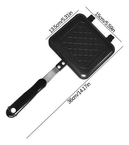 Molde Para Hornear Sándwiches De Doble Cara, Molde Para Desa