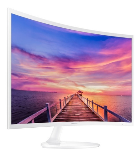 Monitor Curvo 32 Led Samsung Blanco Full Hd Hdmi 60hz Va 4ms