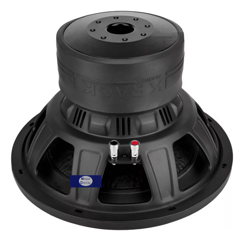 Subwoofer 12puLG Krack Audio Kw-12800xp Triple Iman 4+4 Color Negro
