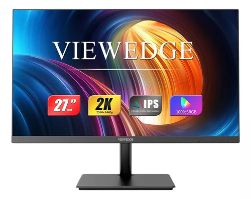 Monitor Viewedge De 27 Pulgadas Ips 2k (1440p), Monitor De