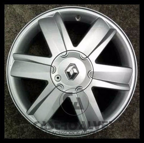 Imagem 5 de 6 de Kit 4pçs Calota Roda Aro 16 Renault Megane + 2 Kit Parafuso