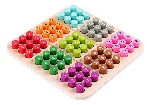 Juego De Mesa De Madera, Rompecabezas De Sudoku Con Número,