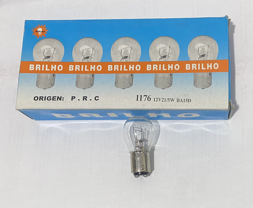 Lâmpada 2 Polos 12v 1176 Chana Rely Lifan Chery Dfm Caoa C.