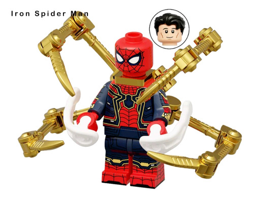 Minifigura Lego Iron Spiderman Marvel Nuevo 