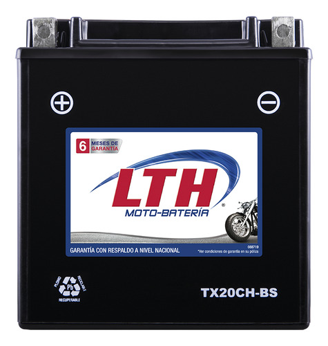 Moto Batería Lth Agm Ctx20ch-bs Boulevard 12v 270amp