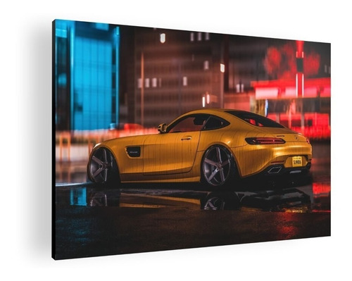 Cuadro Decorativo Moderno Poster Mercedes-benz 42x30 Mdf