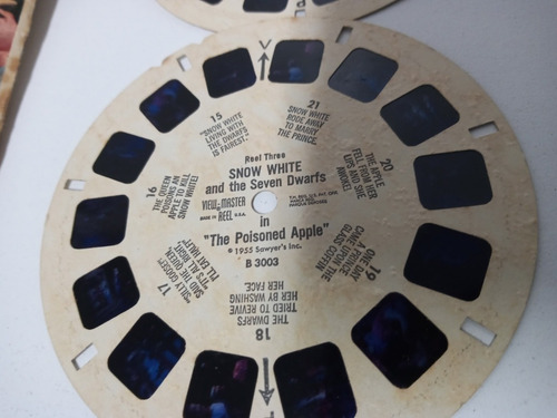 7k Blanca Nieves View Master 3 Discos 1966