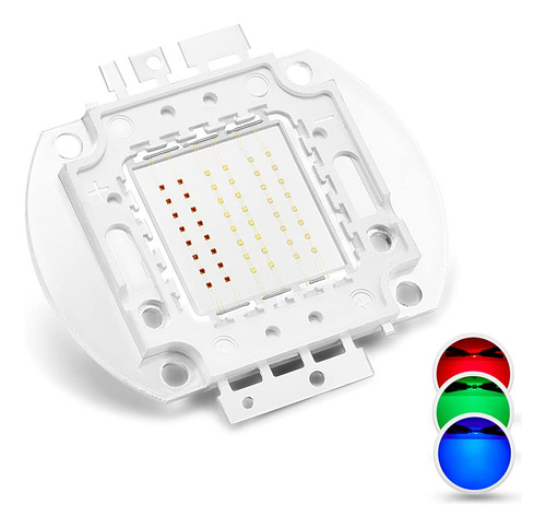 Chanzon Alta Potencia Led Chip 50w Rgb Anodo Comun (600ma - 