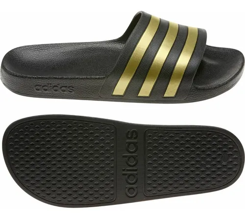 Sandalia adidas Adilette Aqua Negro oro Eg1758